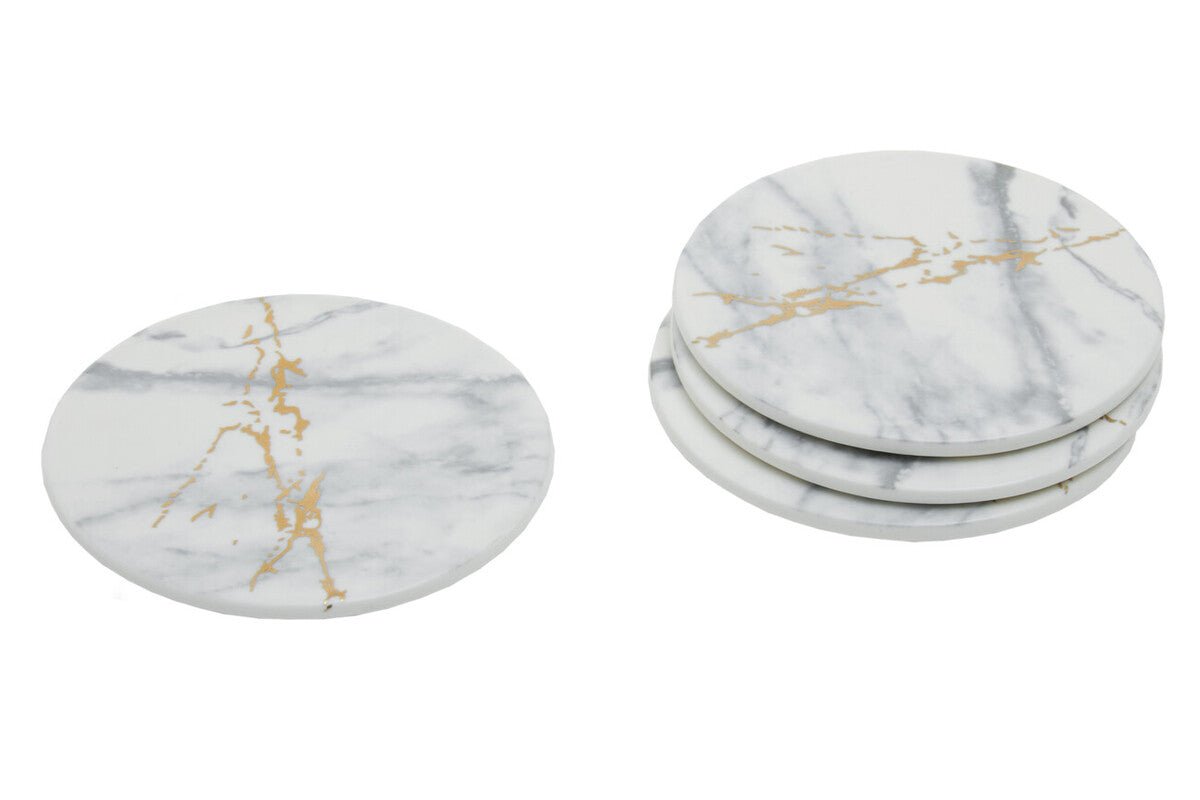 Marble Luxe Set Of 4 Coasters - Joe’s Haven