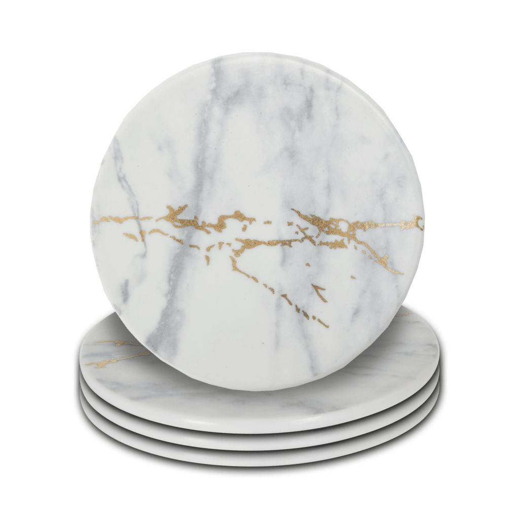 Marble Luxe Set Of 4 Coasters - Joe’s Haven