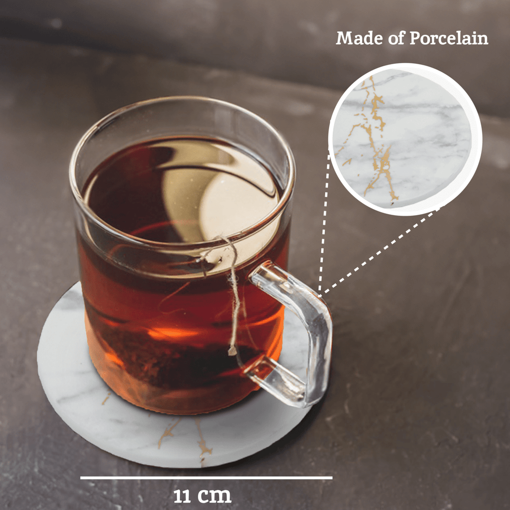 Marble Luxe Set Of 4 Coasters - Joe’s Haven
