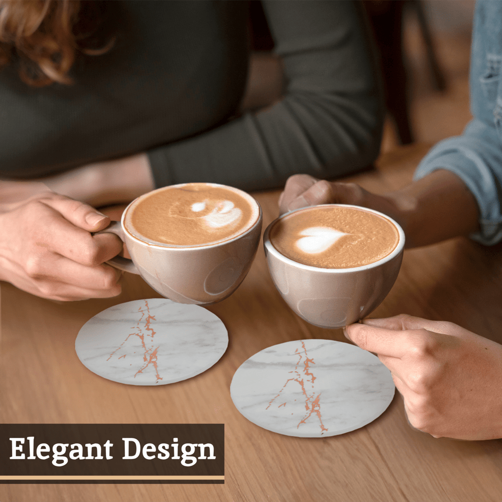 Marble Luxe Set Of 4 Coasters - Joe’s Haven