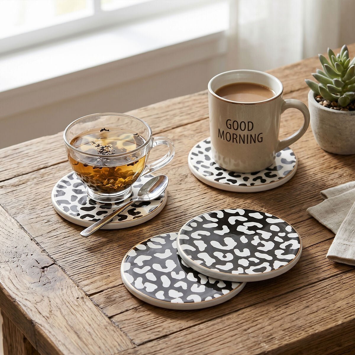 Set of Four Coasters | London Leo - Joe’s Haven
