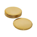 London Leo Set Of Four Gold Finish Coasters - Joe’s Haven