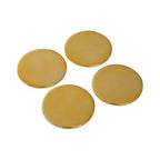 London Leo Set Of Four Gold Finish Coasters - Joe’s Haven