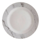Avie 16 Piece White And Grey Marble Effect Dinner Set - Joe’s Haven
