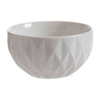 Avie 16 Piece White Embossed Dinner Set - Joe’s Haven