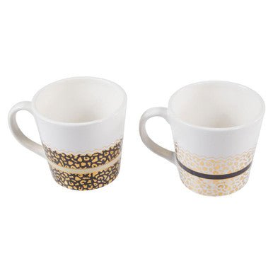 London Set of Two Leopard Print Mugs | London Leo - Joe’s Haven