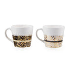 London Set of Two Leopard Print Mugs | London Leo - Joe’s Haven