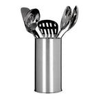 Bosna 5 Piece Stainless Steel Kitchen Utensils Set with Holder - Joe’s Haven