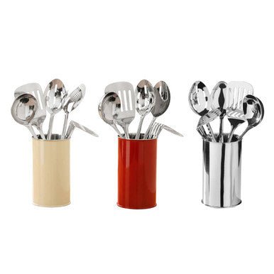 Bosna 5 Piece Kitchen Utensils Set with Cream Holder - Joe’s Haven