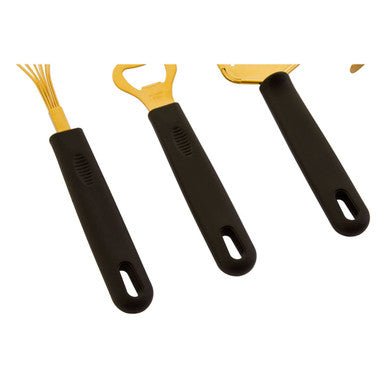 Zing Five Piece Light Gold Kitchen Gadget Set - Joe’s Haven