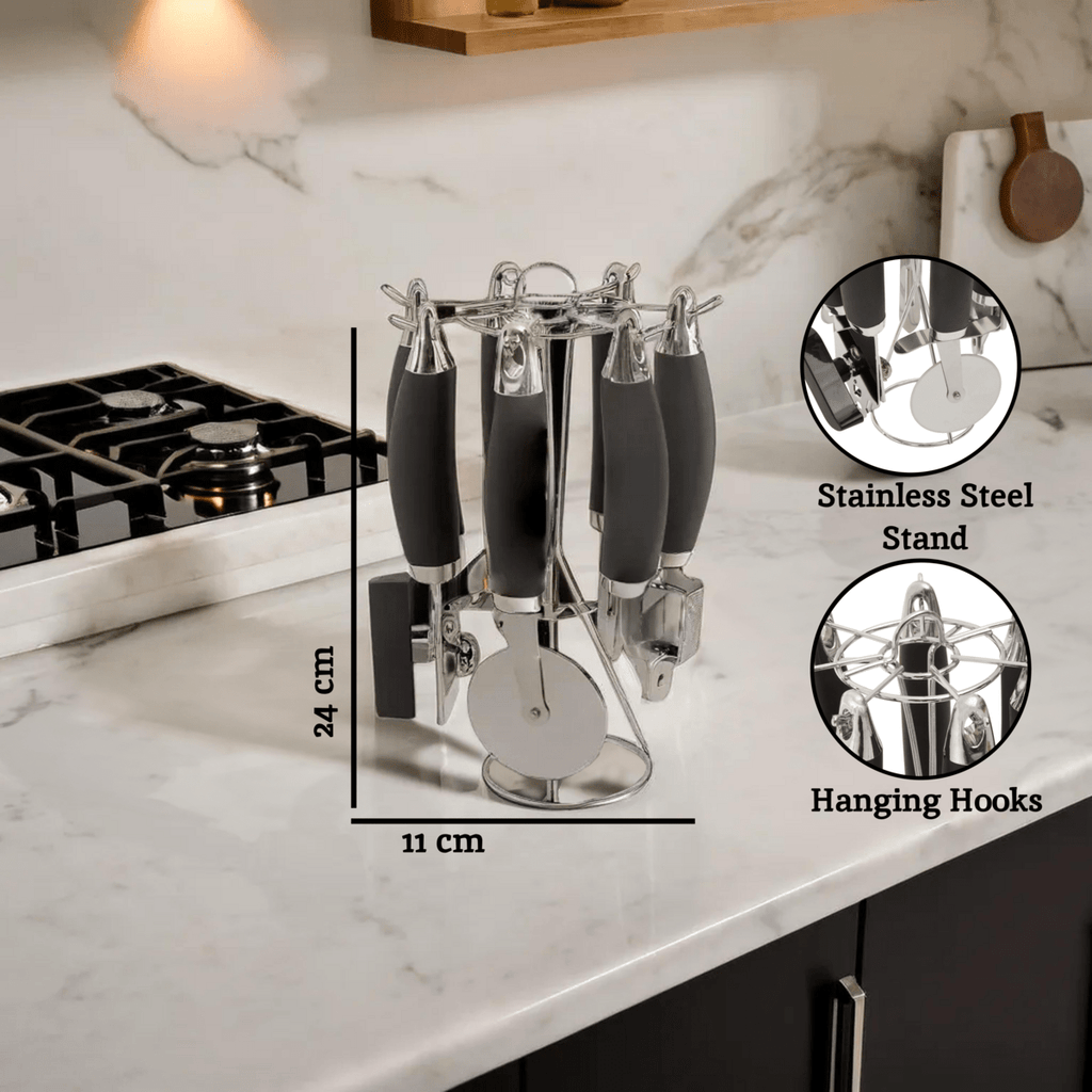 Barron Five Piece Kitchen Gadget Set with Stand - Joe’s Haven