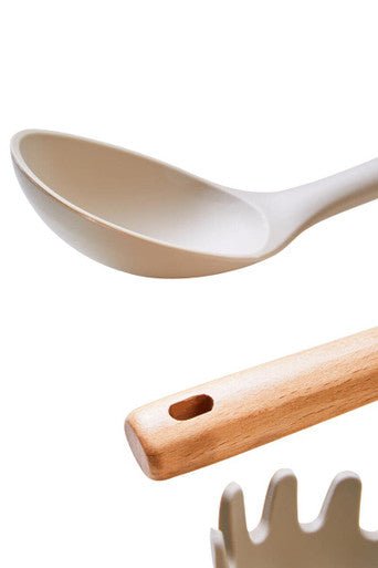Nova 3Pc Kitchen Tool Set With Stone Grey Silicone Heads - Joe’s Haven