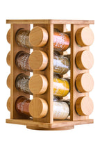 Puro Bamboo Revolving Spice Rack with 16 Jars - Joe’s Haven