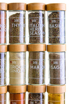 Puro Bamboo Revolving Spice Rack with 16 Jars - Joe’s Haven