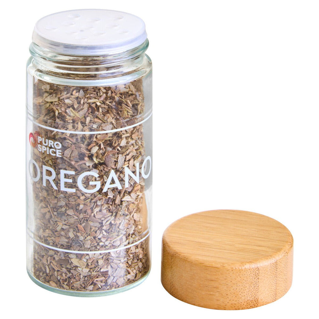 Puro Bamboo Revolving Spice Rack with 16 Jars - Joe’s Haven