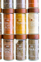 Puro Acacia Wood Revolving Spice Rack with 16 Jars - Joe’s Haven