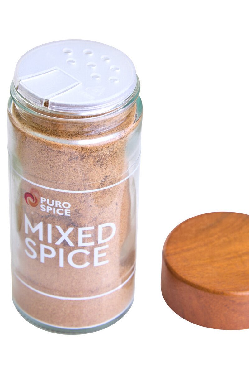 Puro Acacia Wood Revolving Spice Rack with 16 Jars - Joe’s Haven
