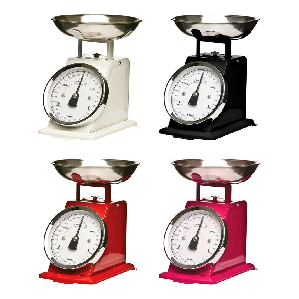 Olivier 3Kg Red Retro Kitchen Scale - Joe’s Haven