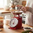 Olivier 3Kg Red Retro Kitchen Scale - Joe’s Haven
