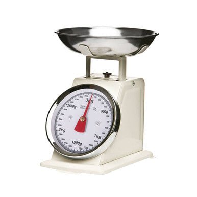 Olivier 3kg White Retro Kitchen Scale - Joe’s Haven