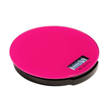 Zing Hot Pink Glass Kitchen Scale - 2kg - Joe’s Haven