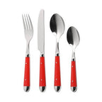 Brasserie 16Pc Red Cutlery Set - Joe’s Haven