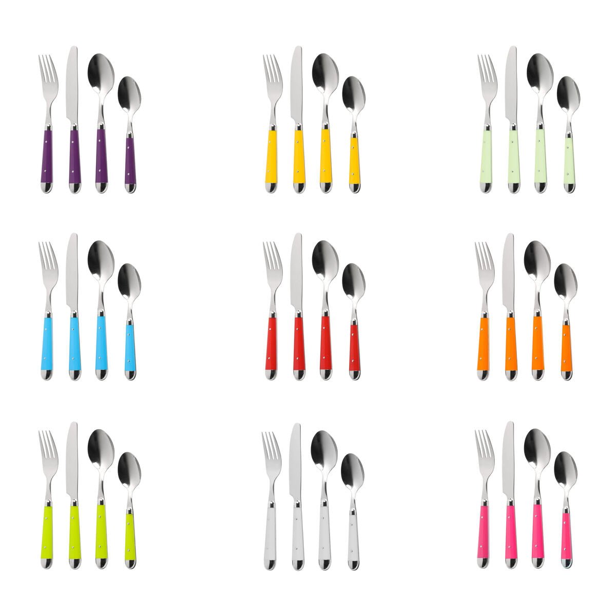 Hot Pink 16Pc Brasserie Cutlery Set - Joe’s Haven