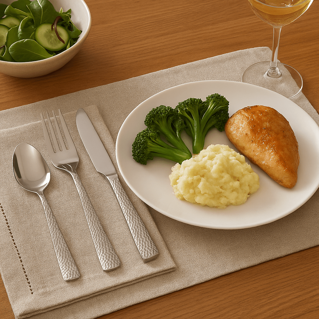 Martello Hammered 24 Piece Cutlery Set - Joe’s Haven