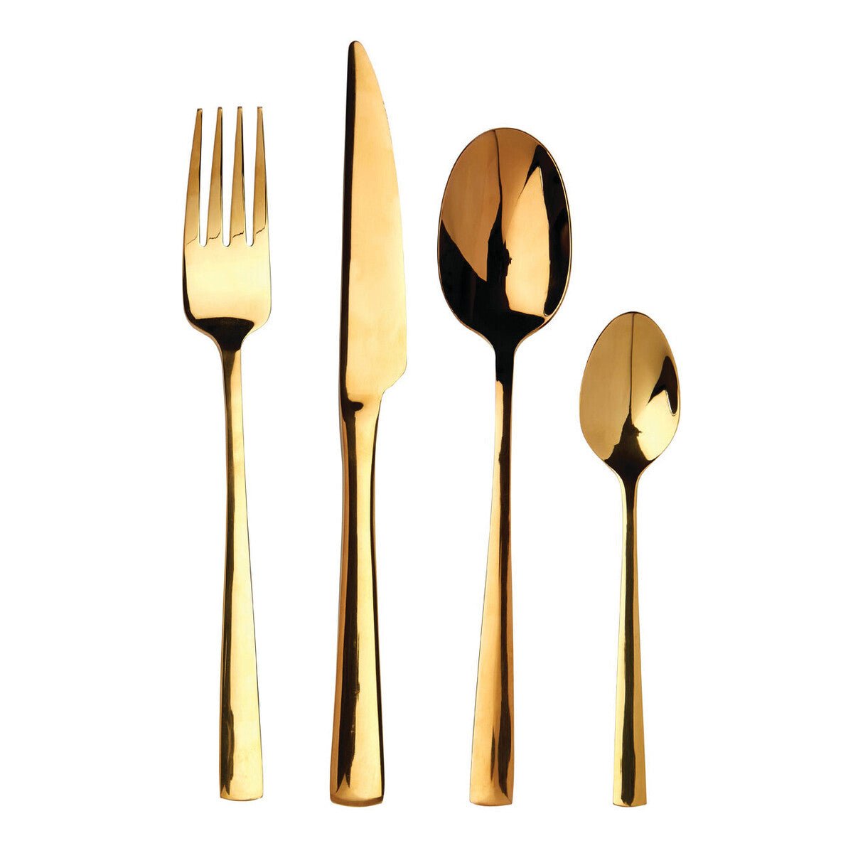 Avie Glow 16 Piece Gold Cutlery Set - Joe’s Haven