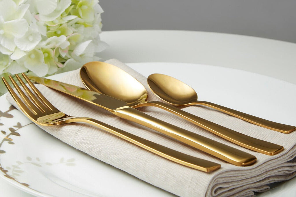 Avie Glow 16 Piece Gold Cutlery Set - Joe’s Haven