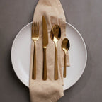 Avie Glow 16 Piece Gold Cutlery Set - Joe’s Haven