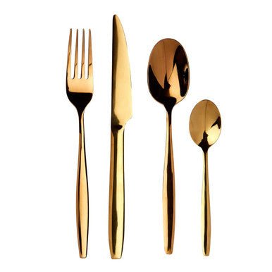 Avie Aura 16 Piece Gold Cutlery Set - Joe’s Haven