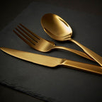 Avie Aura 16 Piece Gold Cutlery Set - Joe’s Haven