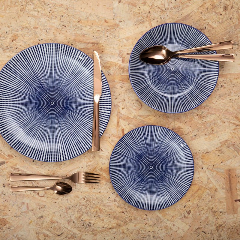 Avie Lustra 16 Piece Rose Gold Cutlery Set - Joe’s Haven