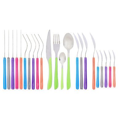 Zuma 24Pc Multi Coloured Cutlery Set - Joe’s Haven