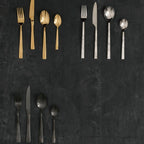 Avie 16 Piece White Faux Marble Cutlery Set - Joe’s Haven