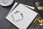 Avie 16 Piece Black Faux Marble Cutlery Set - Joe’s Haven