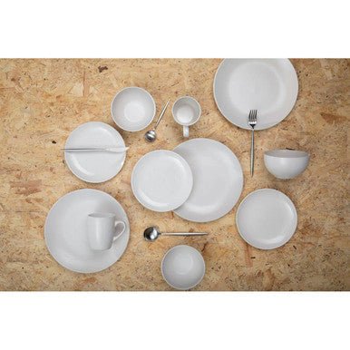 Modern Retro 16 Piece Matte Silver Cutlery Set - Joe’s Haven