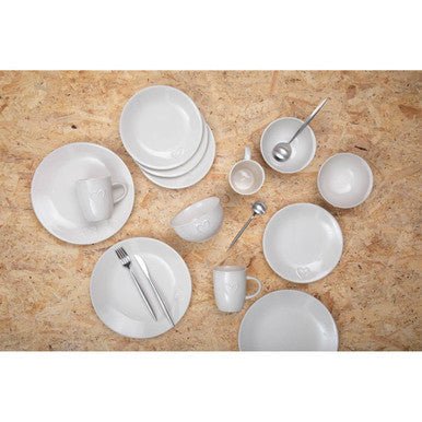 Modern Retro 16 Piece Matte Silver Cutlery Set - Joe’s Haven