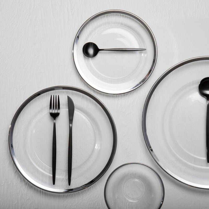 Modern Retro 16 Piece Matte Black Cutlery Set - Joe’s Haven