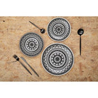 Modern Retro 16 Piece Matte Black Cutlery Set - Joe’s Haven