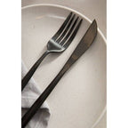 Modern Retro 16 Piece Matte Black Cutlery Set - Joe’s Haven