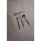 Modern Retro 16 Piece Matte Black Cutlery Set - Joe’s Haven