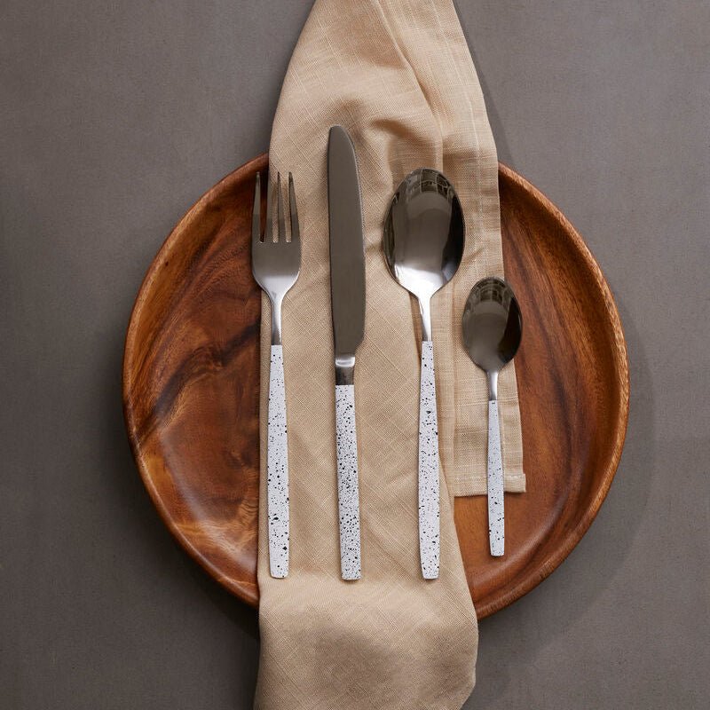 Avie 16 Piece Granite Pattern Cutlery Set - Joe’s Haven