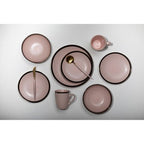 Avie 16 Piece Pink And Gold Finish Cutlery Set - Joe’s Haven