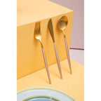 Avie 16 Piece Pink And Gold Finish Cutlery Set - Joe’s Haven