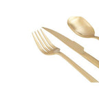 Avie 16 Piece Gold Finish Cutlery Set - Joe’s Haven