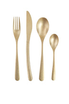 Avie 16 Piece Antique Gold Finish Cutlery Set - Joe’s Haven