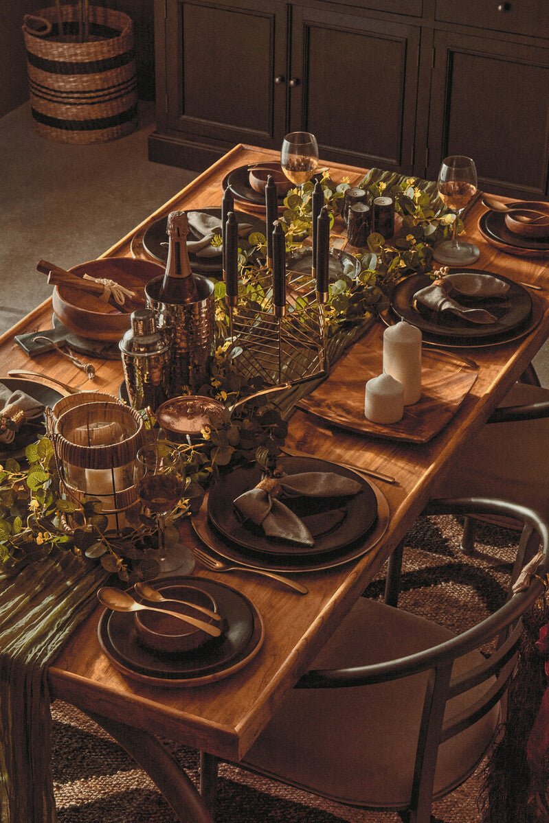 Avie 16 Piece Antique Gold Finish Cutlery Set - Joe’s Haven