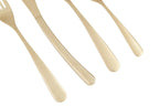 Avie 16 Piece Antique Gold Finish Cutlery Set - Joe’s Haven